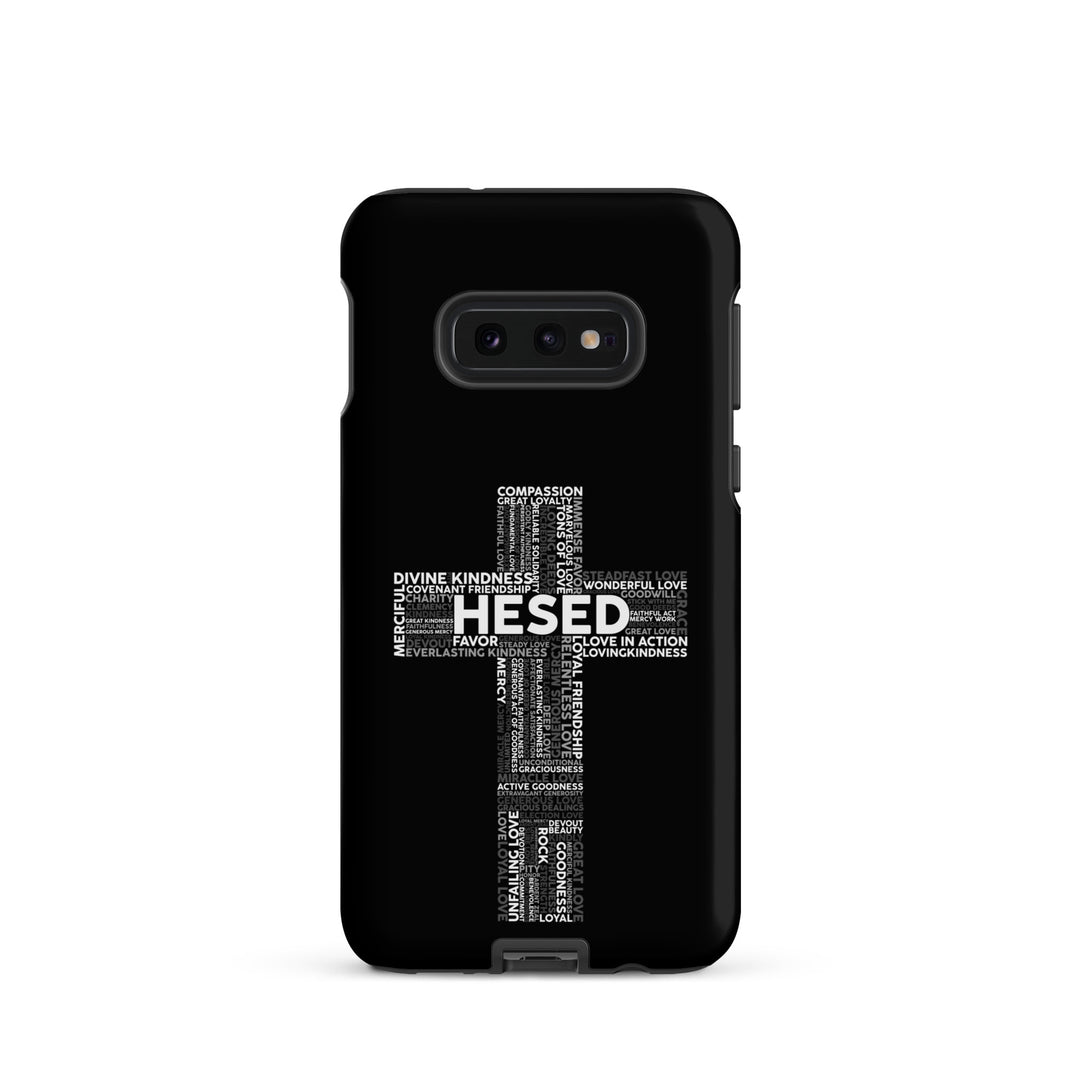 Christian Phone Case Hesed Cross Black for Samsung® Samsung® Phone Cases   