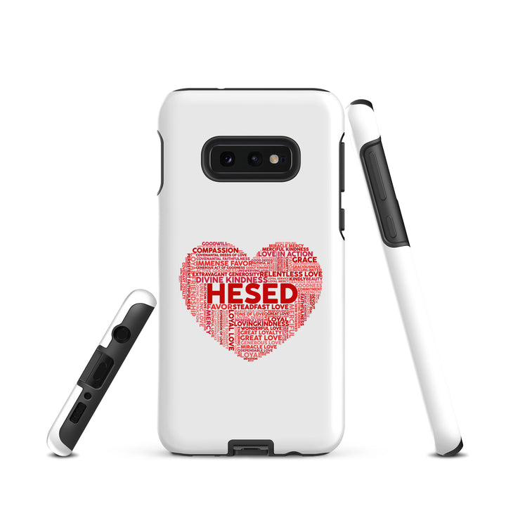 Christian Phone Case Hesed Heart White for Samsung® Samsung® Phone Cases   