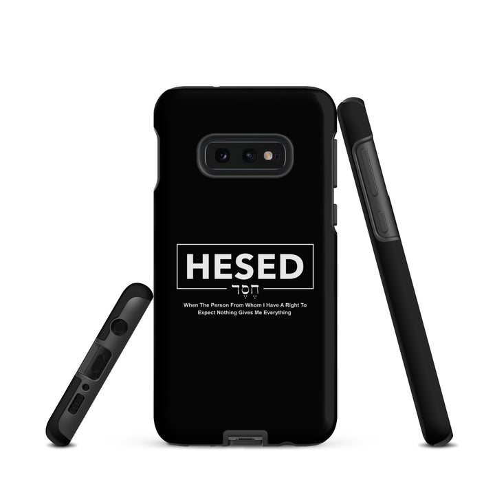 Christian Phone Case Hesed Everything Black for Samsung® Samsung® Phone Cases   