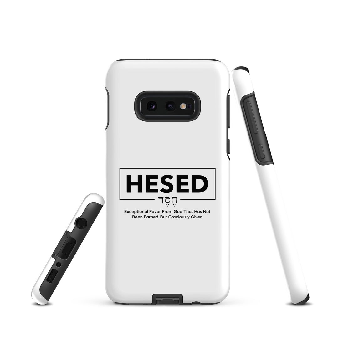 Christian Phone Case Hesed Hebrew Exceptional Favor White for Samsung® Samsung® Phone Cases   