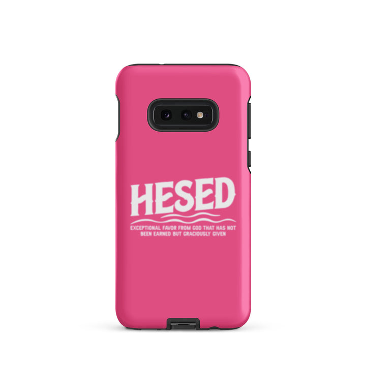 Christian Phone Case Hesed Exceptional Favor Pink for Samsung® Samsung® Phone Cases Matte Samsung Galaxy S10e 