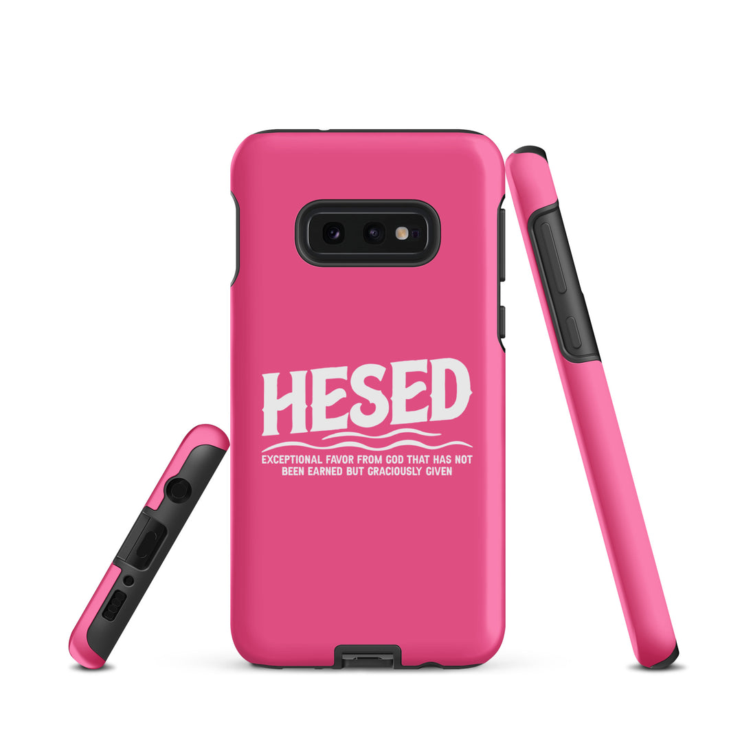 Christian Phone Case Hesed Exceptional Favor Pink for Samsung® Samsung® Phone Cases   