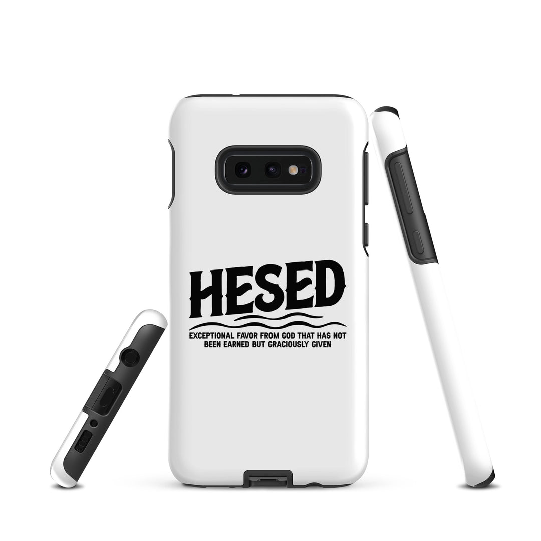 Christian Phone Case Hesed Exceptional Favor White for Samsung® Samsung® Phone Cases   