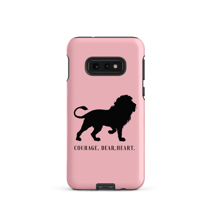 Christian Phone Case Courage Dear Heart Pink for Samsung® Samsung® Phone Cases Matte Samsung Galaxy S10e 