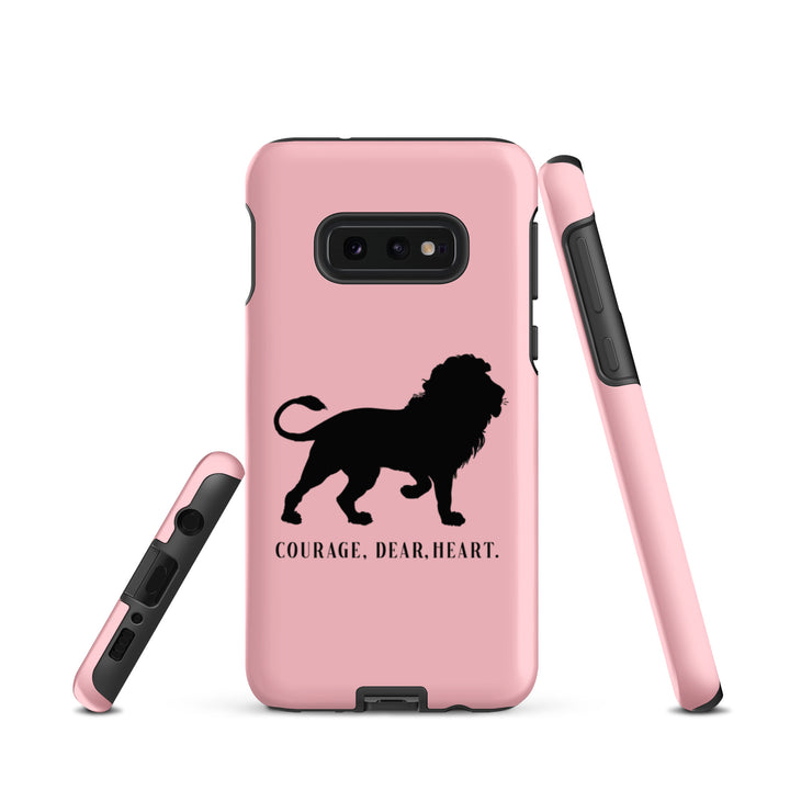 Christian Phone Case Courage Dear Heart Pink for Samsung® Samsung® Phone Cases   