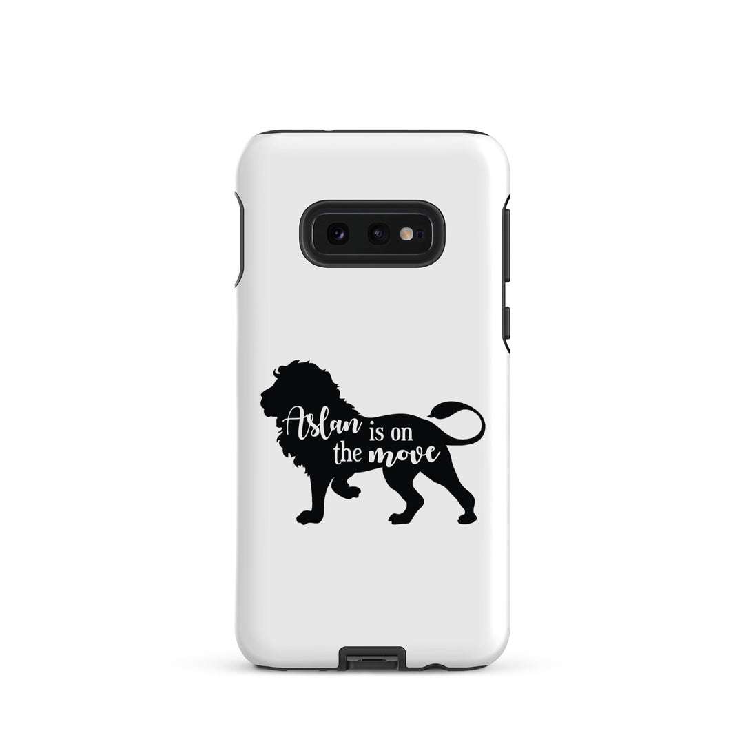 Christian Phone Case Aslan Is On The Move White for Samsung® Samsung® Phone Cases Matte Samsung Galaxy S10e 