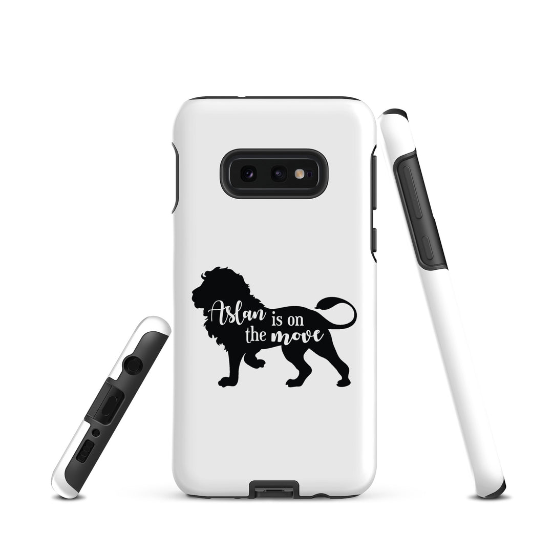 Christian Phone Case Aslan Is On The Move White for Samsung® Samsung® Phone Cases   