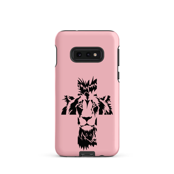 Christian Phone Case Aslan Cross Pink for Samsung® Samsung® Phone Cases Matte Samsung Galaxy S10e 