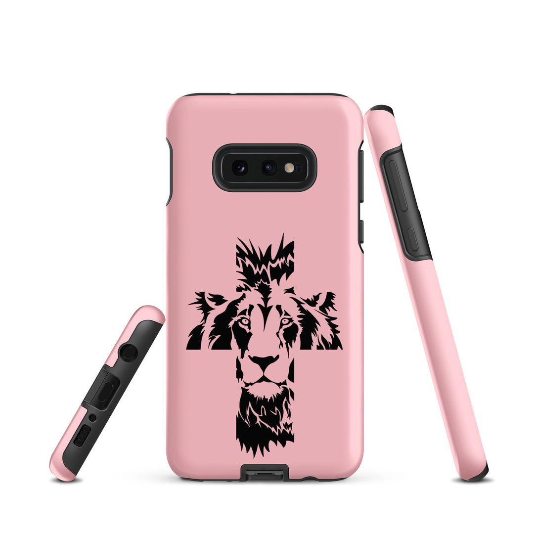 Christian Phone Case Aslan Cross Pink for Samsung® Samsung® Phone Cases   