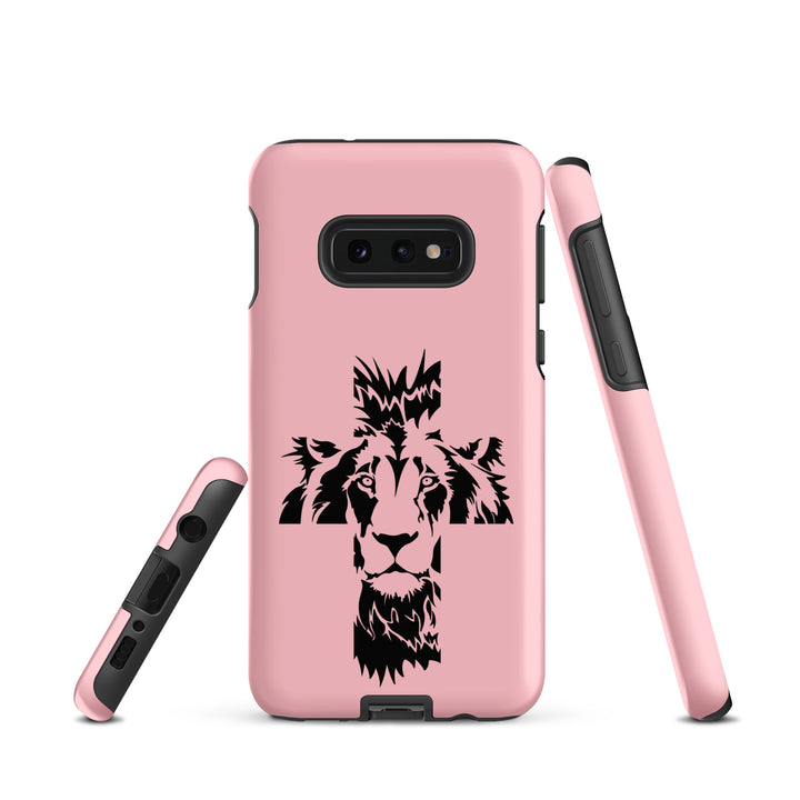 Christian Phone Case Aslan Cross Pink for Samsung® Samsung® Phone Cases   