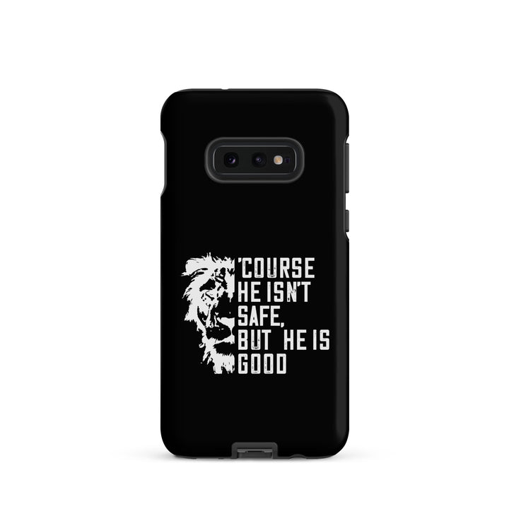 Christian Phone Case Christian Phone 'Course He Isn't Safe Black for Samsung® Samsung® Phone Cases Matte Samsung Galaxy S10e 