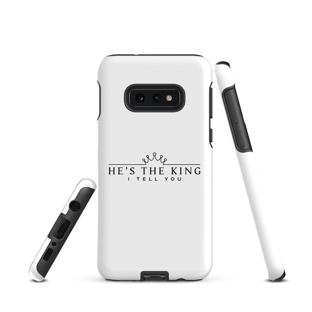 Christian Phone Case He's The King White for Samsung® Samsung® Phone Cases   