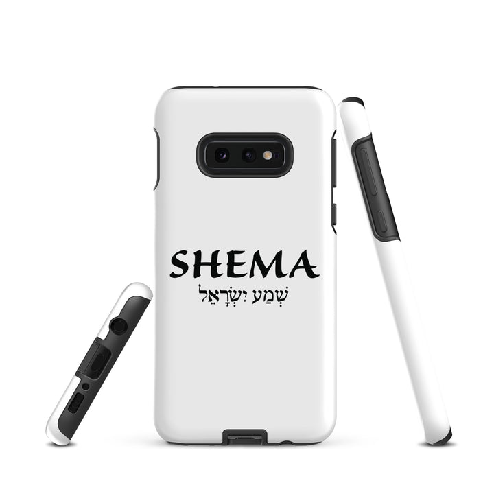 Christian Phone Case Shema Hebrew White for Samsung® Samsung® Phone Cases   