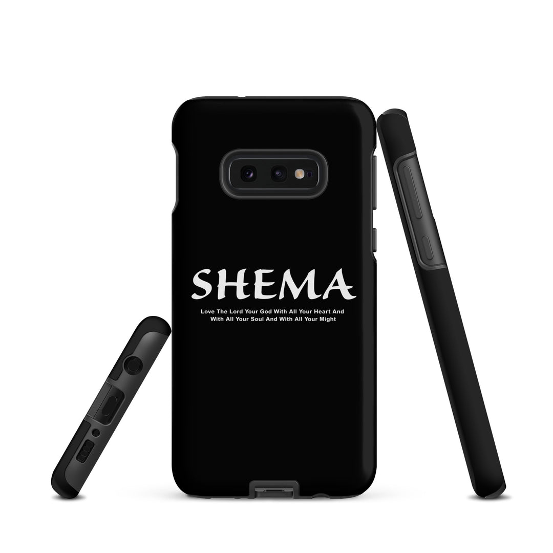 Christian Phone Case Shema Love The Lord Black for Samsung® Samsung® Phone Cases   