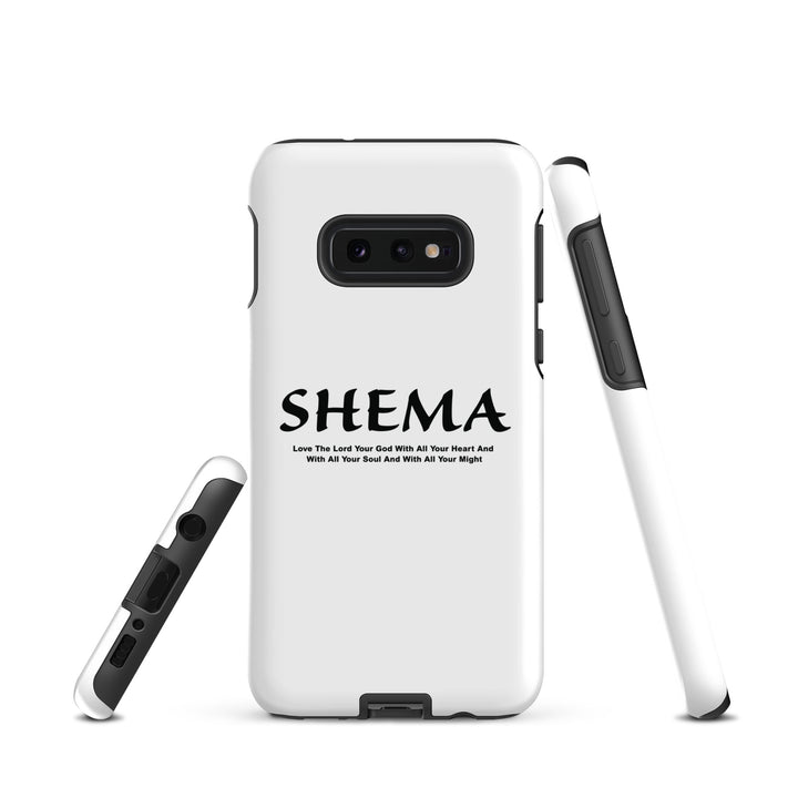 Christian Phone Case Shema Love The Lord White for Samsung® Samsung® Phone Cases   