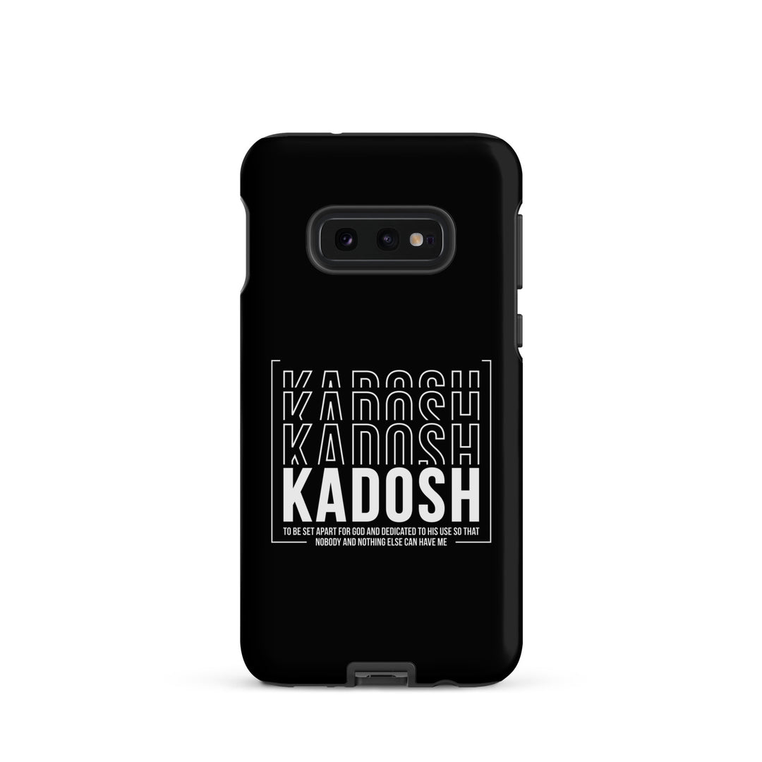 Christian Phone Case Kadosh Dedicated To His Use Black for Samsung® Samsung® Phone Cases Matte Samsung Galaxy S10e 