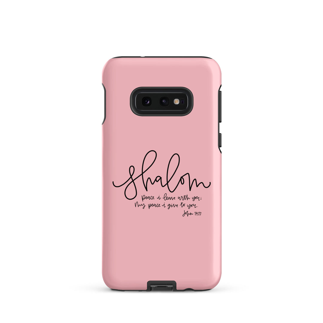 Christian Phone Case Shalom Pink for Samsung® Samsung® Phone Cases Matte Samsung Galaxy S10e 