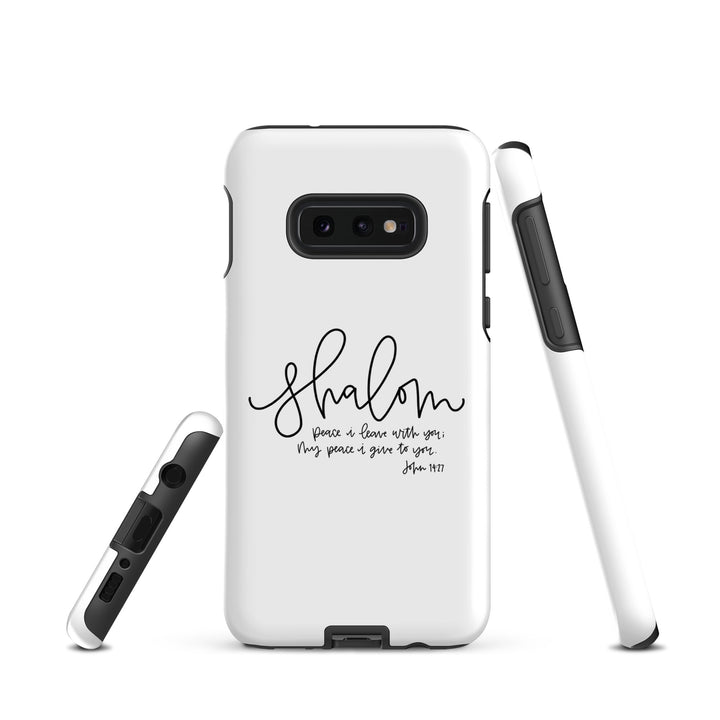 Christian Phone Case Shalom White for Samsung® Samsung® Phone Cases   