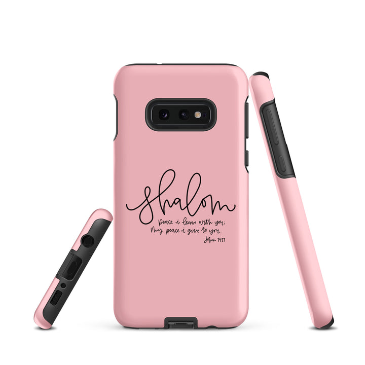 Christian Phone Case Shalom Pink for Samsung® Samsung® Phone Cases   