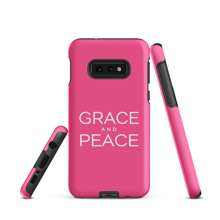 Christian Phone Case Grace and Peace Pink for Samsung® Samsung® Phone Cases   