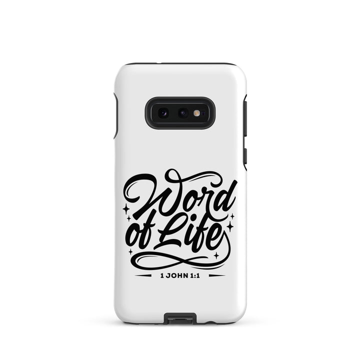 Christian Phone Case Word of Life White for Samsung® Samsung® Phone Cases Matte Samsung Galaxy S10e 