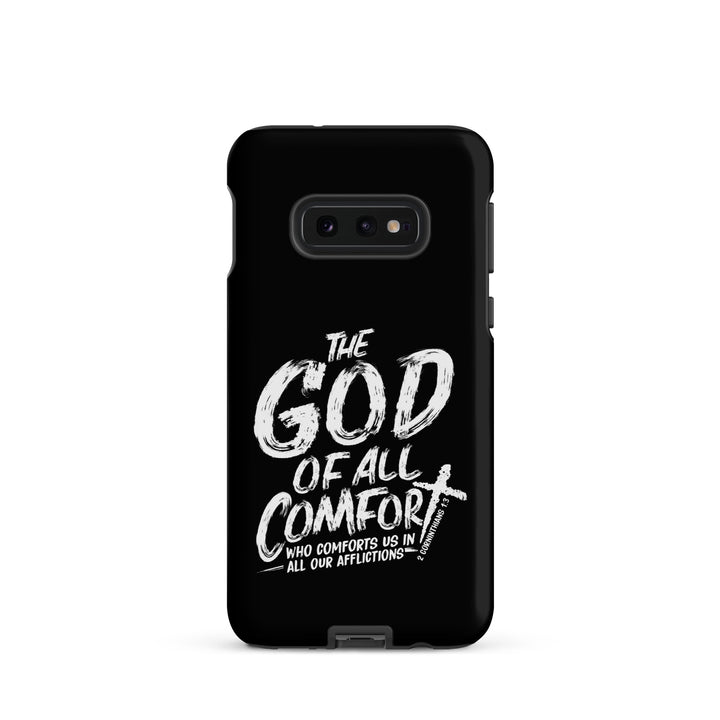 Christian Phone Case God of All Comfort Black for Samsung® Samsung® Phone Cases Matte Samsung Galaxy S10e 