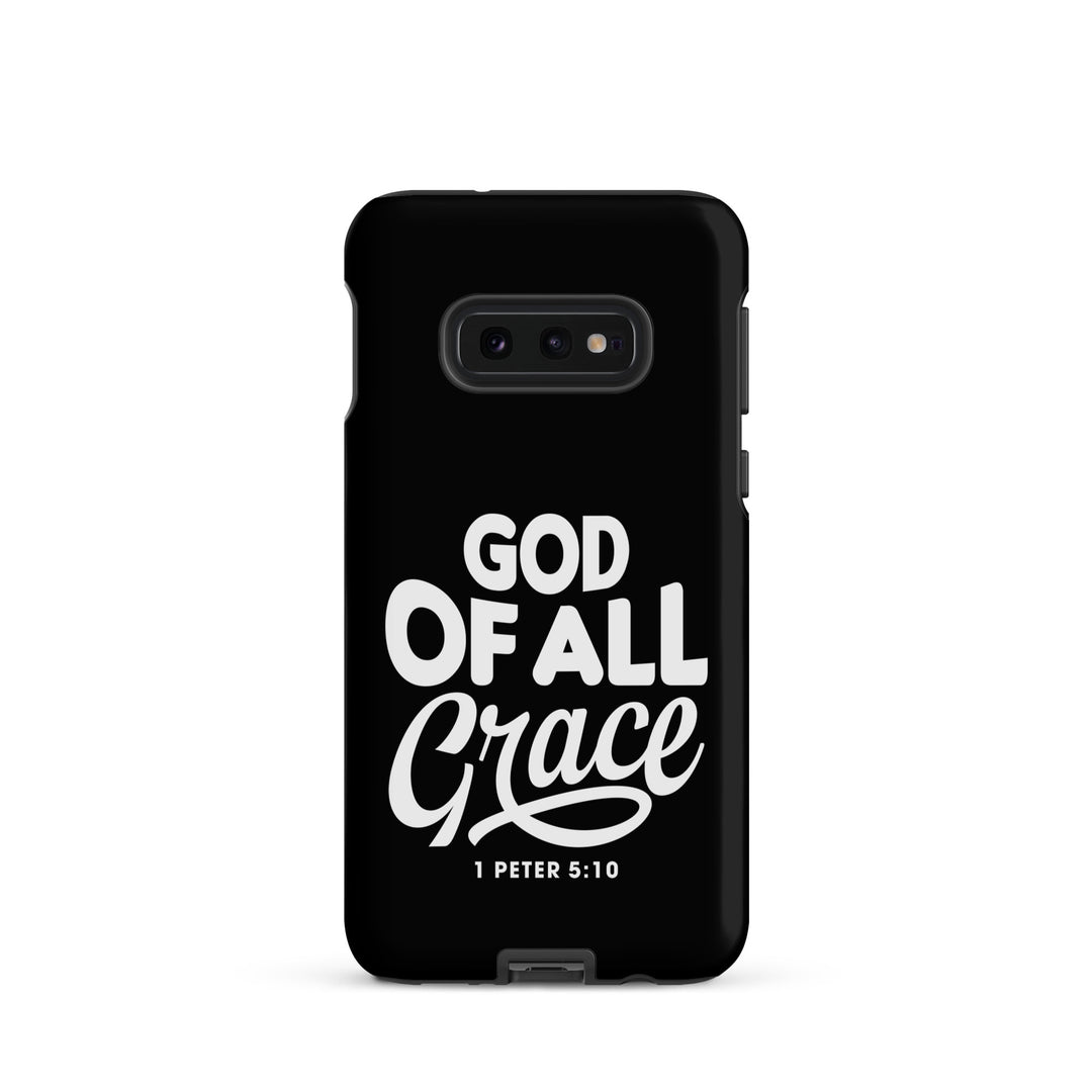 Christian Phone Case God of All Grace Black for Samsung® Samsung® Phone Cases Matte Samsung Galaxy S10e 