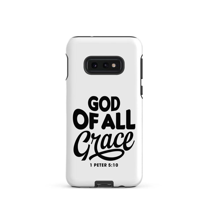 Christian Phone Case God of All Grace White for Samsung® Samsung® Phone Cases Matte Samsung Galaxy S10e 