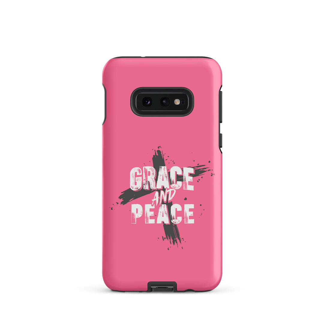 Christian Phone Case Grace and Peace Pink for Samsung® Samsung® Phone Cases Matte Samsung Galaxy S10e 