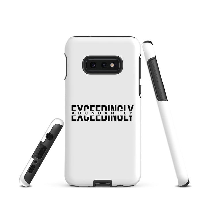 Christian Phone Case Exceedingly Abundantly White for Samsung® Samsung® Phone Cases   