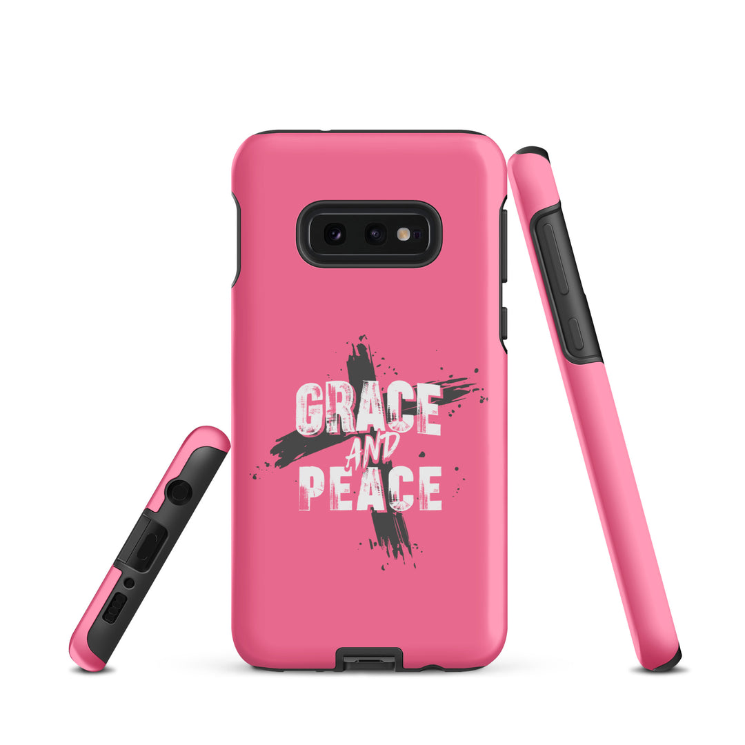 Christian Phone Case Grace and Peace Pink for Samsung® Samsung® Phone Cases   