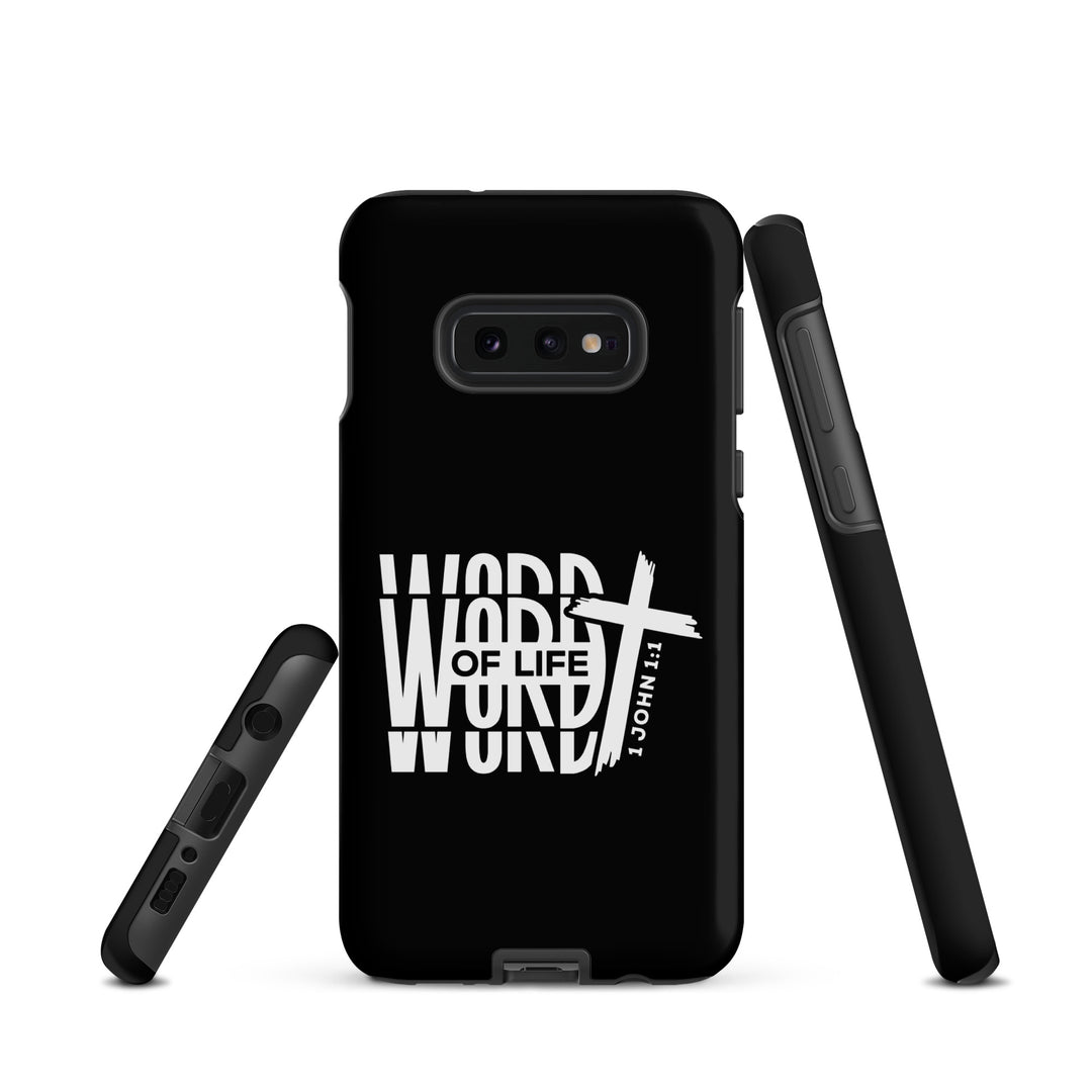 Christian Phone Case Word of Life Cross Black for Samsung® Samsung® Phone Cases   