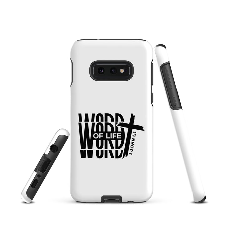 Christian Phone Case Word of Life Cross White for Samsung® Samsung® Phone Cases   