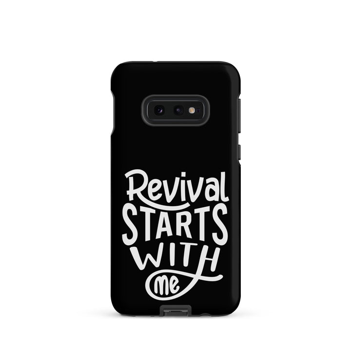 Christian Phone Case Revival Starts With Me Black for Samsung® Samsung® Phone Cases Matte Samsung Galaxy S10e 