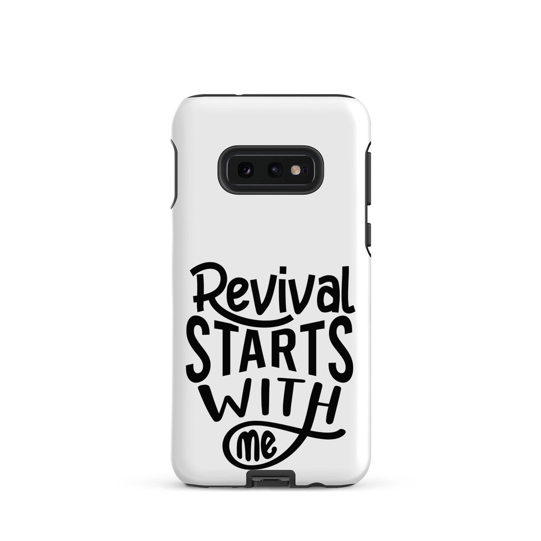 Christian Phone Case Revival Starts With Me White for Samsung® Samsung® Phone Cases Matte Samsung Galaxy S10e 