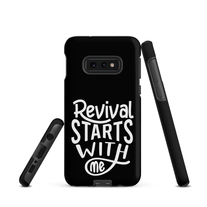 Christian Phone Case Revival Starts With Me Black for Samsung® Samsung® Phone Cases   