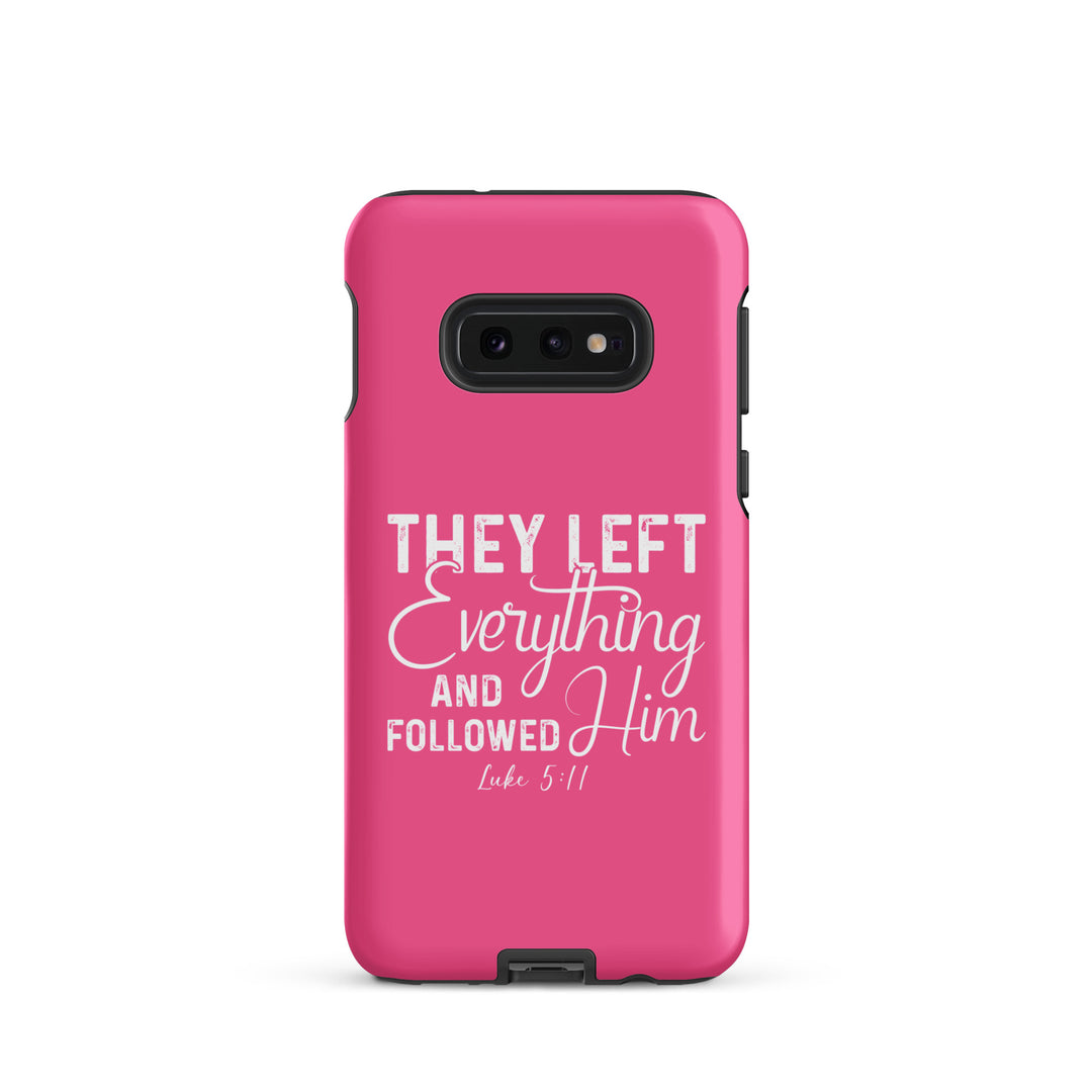 Christian Phone Case Left Everything Pink  for Samsung® Samsung® Phone Cases Matte Samsung Galaxy S10e 