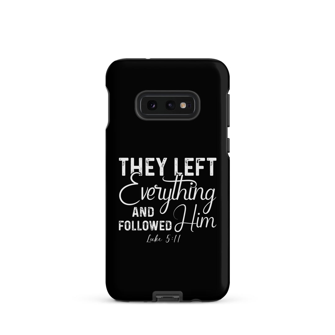 Christian Phone Case Left Everything Black for Samsung® Samsung® Phone Cases Matte Samsung Galaxy S10e 