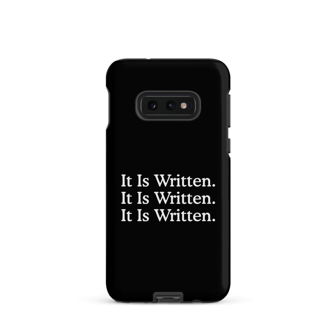 Christian Phone Case It Is Written Black for Samsung® Samsung® Phone Cases Matte Samsung Galaxy S10e 