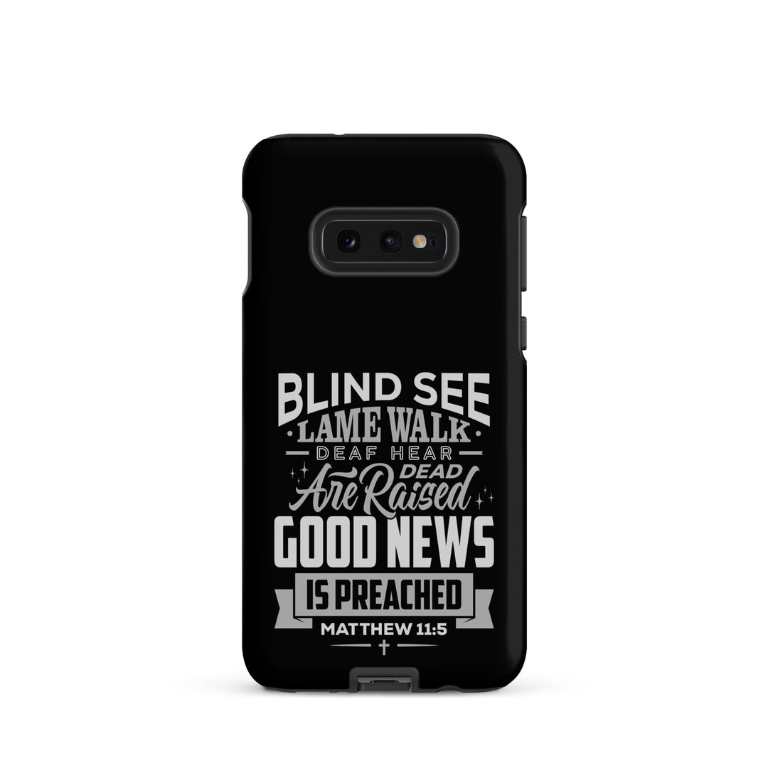 Christian Phone Case Go and Tell John Black for Samsung® Samsung® Phone Cases Matte Samsung Galaxy S10e 