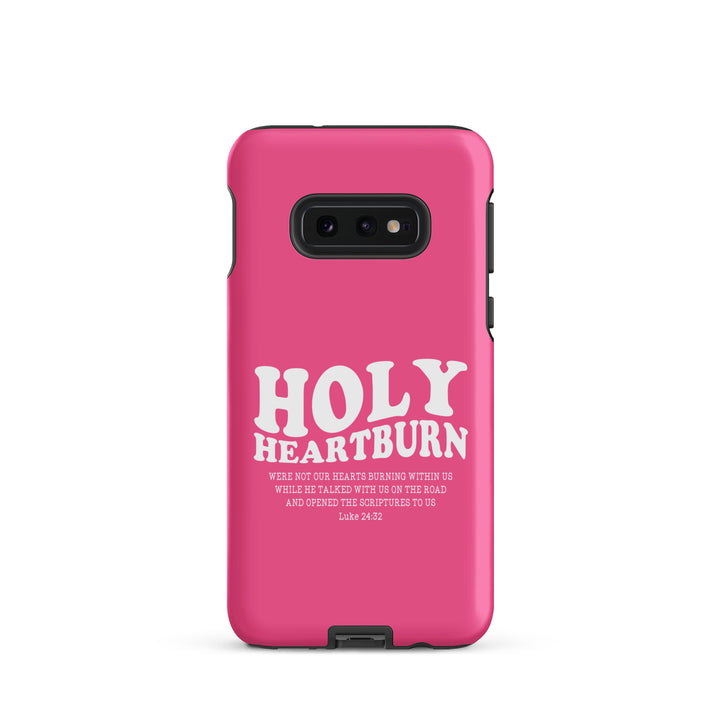 Christian Phone Case Holy Heartburn Pink for Samsung® Samsung® Phone Cases Matte Samsung Galaxy S10e 