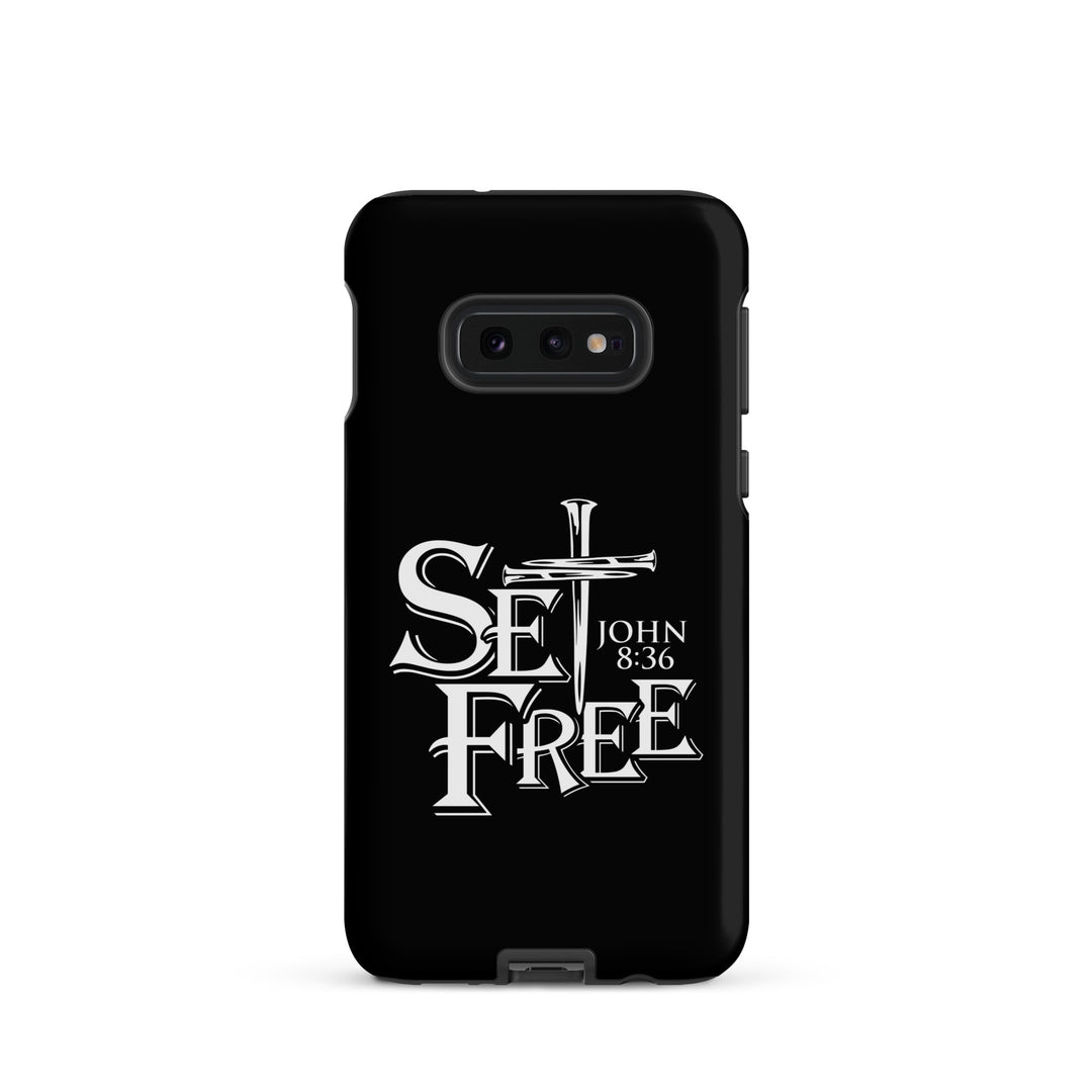 Christian Phone Case Set Free Black for Samsung® Samsung® Phone Cases Matte Samsung Galaxy S10e 