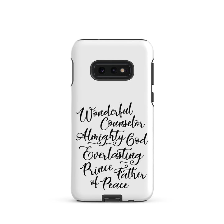 Christian Phone Case Wonderful Counselor White for Samsung® Samsung® Phone Cases Matte Samsung Galaxy S10e 