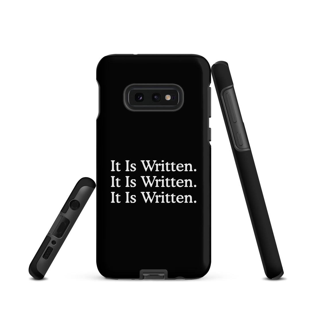 Christian Phone Case It Is Written Black for Samsung® Samsung® Phone Cases   