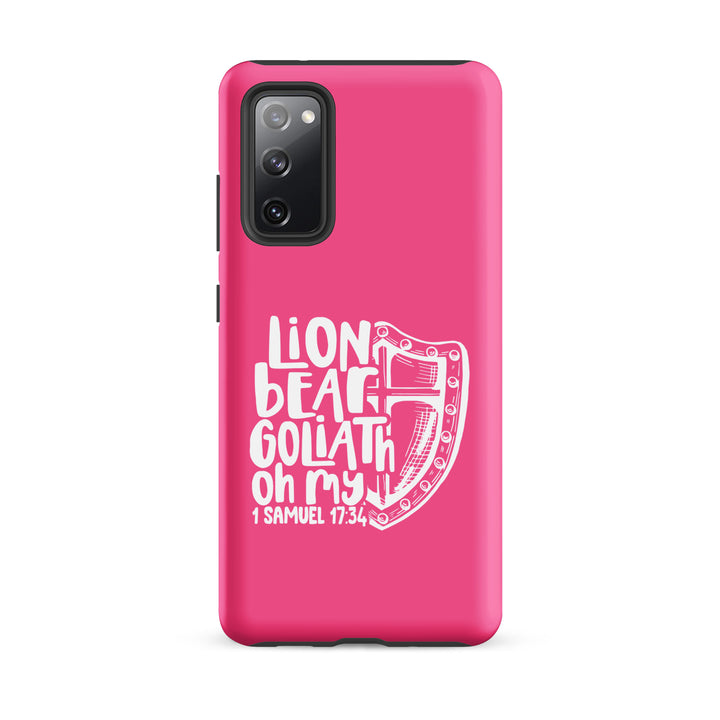 Christian Phone Case Lion Bear Goliath Oh My for Samsung® Samsung® Phone Cases Matte Samsung Galaxy S20 FE 