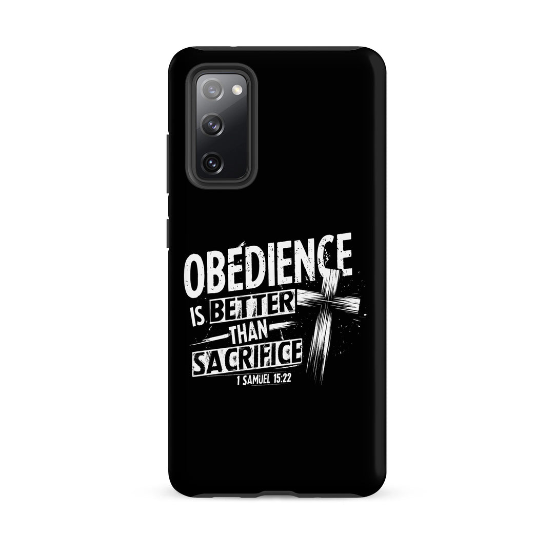 Christian Phone Case Obedience Is Better for Samsung® Samsung® Phone Cases Matte Samsung Galaxy S20 FE 