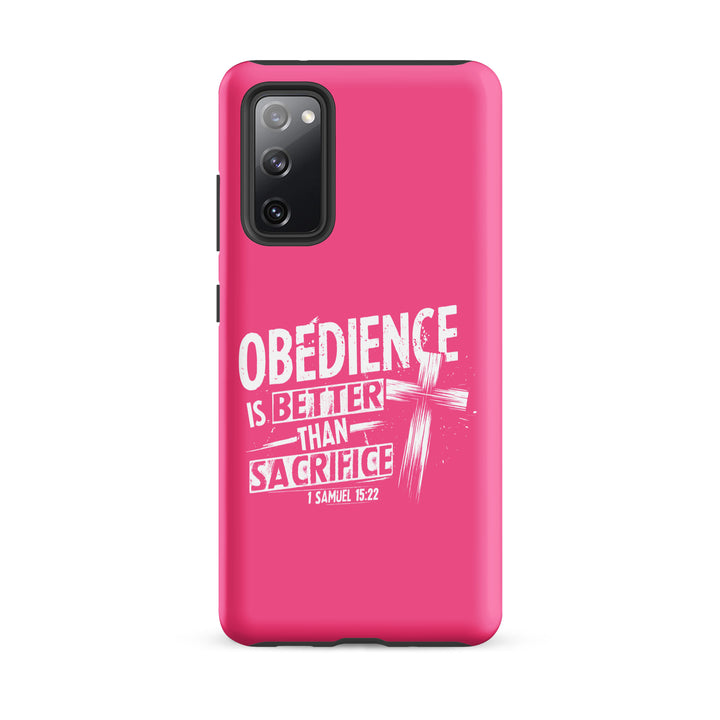 Christian Phone Case Obedience Is Better for Samsung® Samsung® Phone Cases Matte Samsung Galaxy S20 FE 