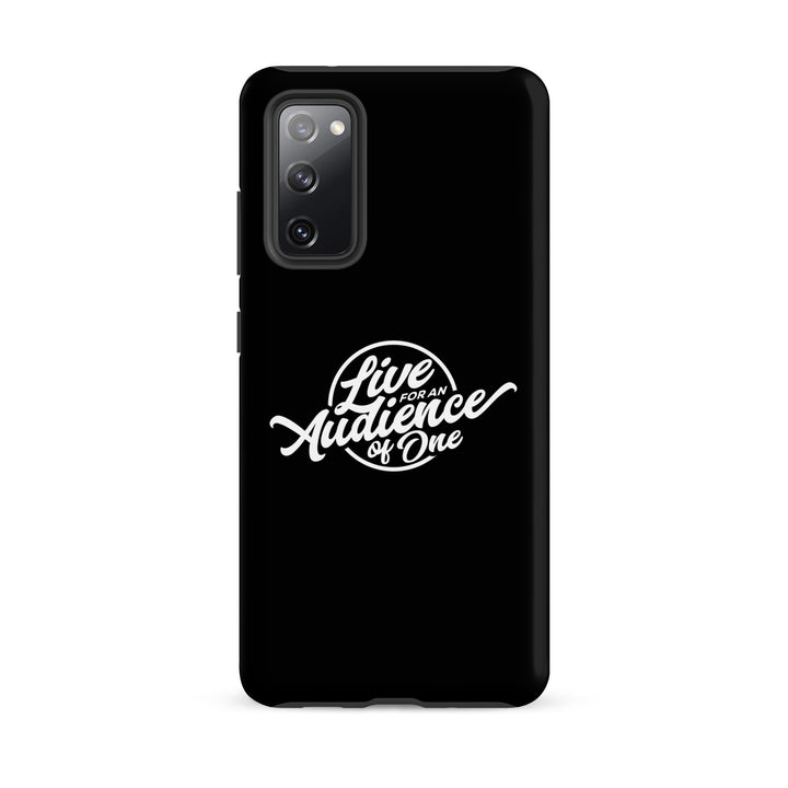 Christian Phone Case Audience of One Black for Samsung® Samsung® Phone Cases Matte Samsung Galaxy S20 FE 