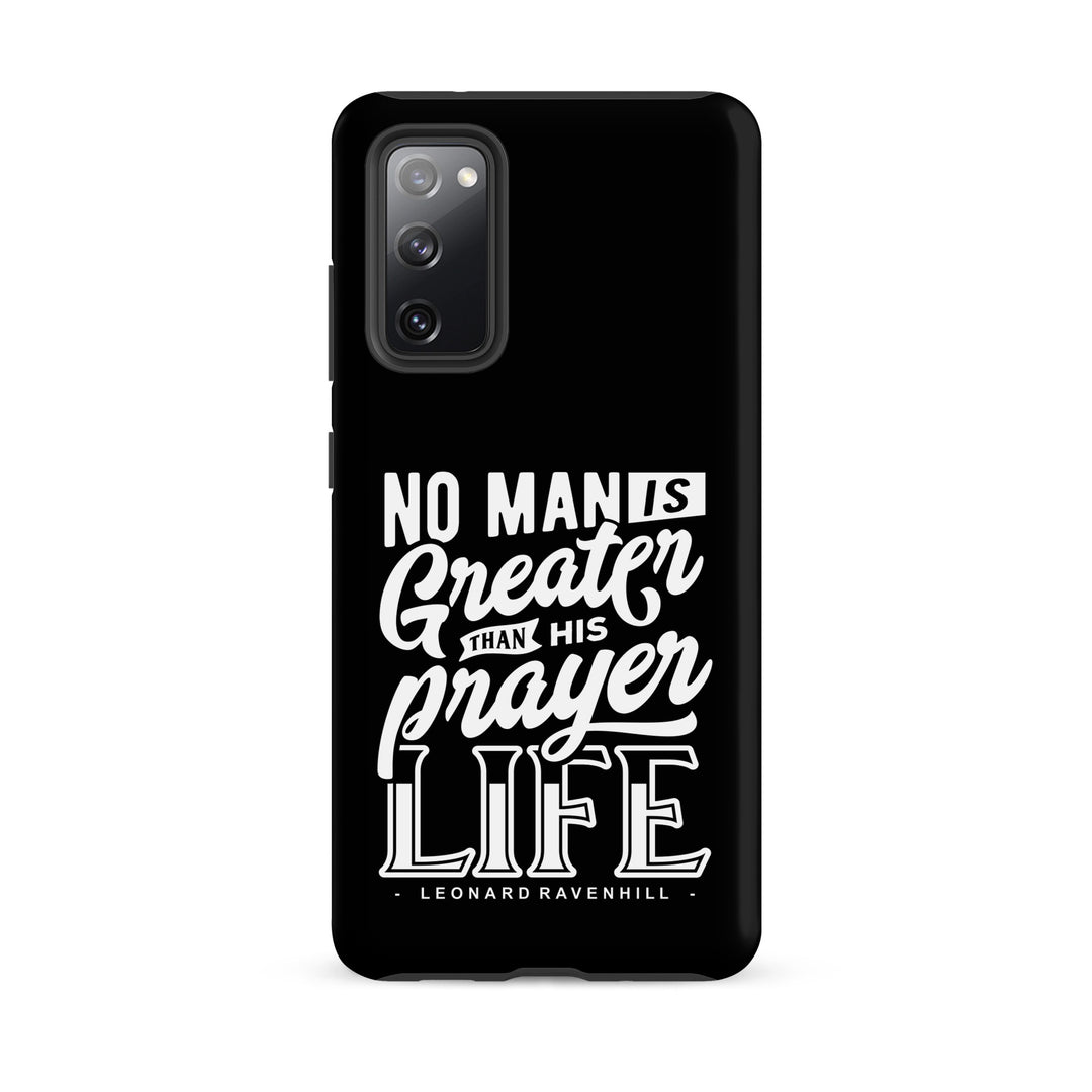 Christian Phone Case Prayer Life Black for Samsung® Samsung® Phone Cases Matte Samsung Galaxy S20 FE 