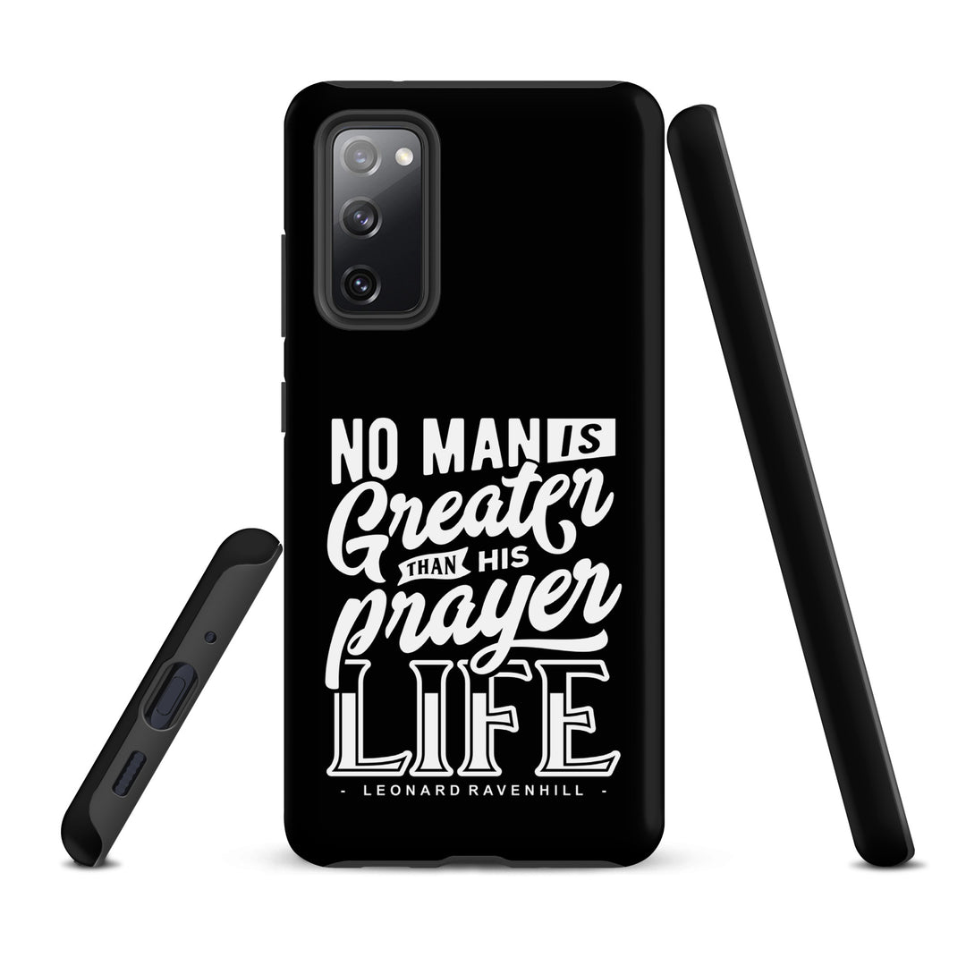 Christian Phone Case Prayer Life Black for Samsung® Samsung® Phone Cases   